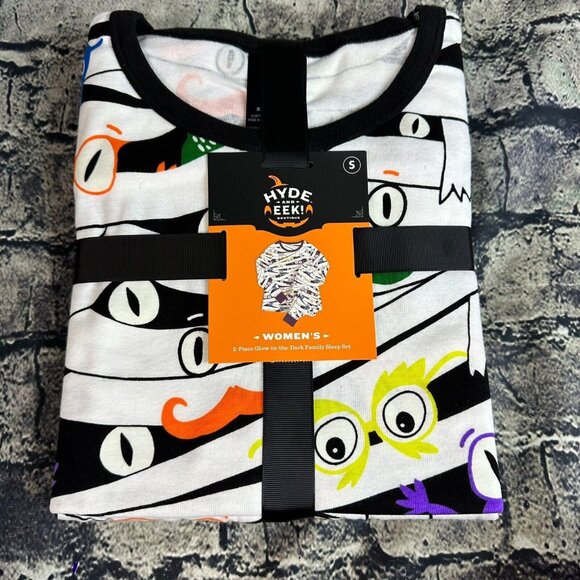 Hyde & Eek Women's Small Mummy Halloween Matching Family Pajama Set - Picture 1 of 8